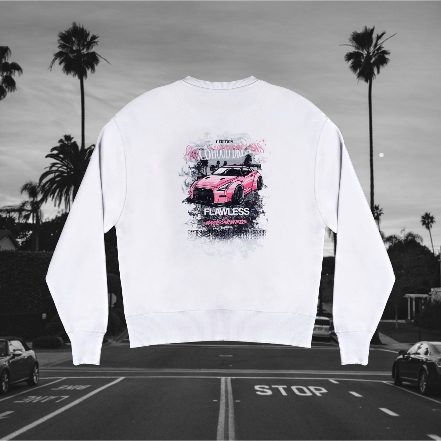 WHITE CHILDHOOD DREAMS SWEATER